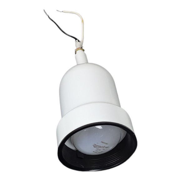 Hampton Bay Ceiling Fan AC-552 Replacement Bell Light White Tested Works - Picture 1 of 6